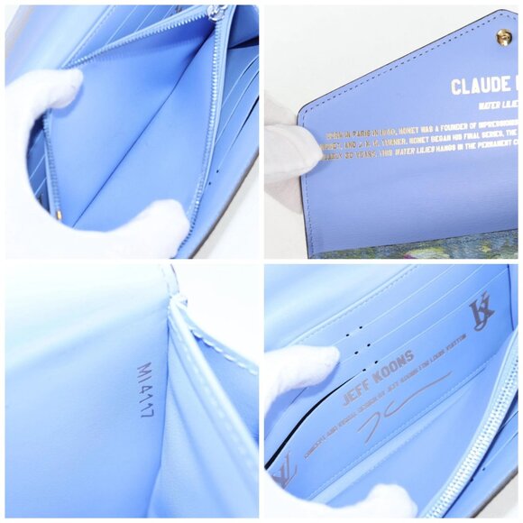 LOUIS VUITTON Masters Collection MONET Portefeuille Sarah M67589 LV Auth 139607M - Picture 15 of 16